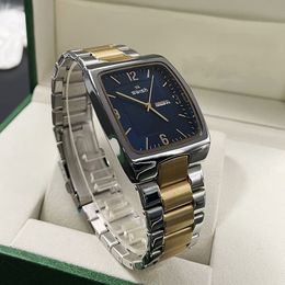 Relojes de moda para hombres relojes relojes de diseño de alta calidad reloj cuadrado reloj de pulsera damas San Valentín de lujo cuadros de pulsera de lujo etiqueta reloj para hombres