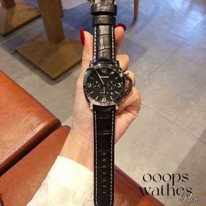 Fashion Mens Watchs Luxury haut de gamme Xiaopei même loisir grand cadran fonctionnant deuxième timing Luminous Watch Sports Navy 3udu Wrist Wrists Style