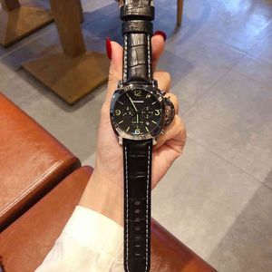 Mode herenhorloges Luxe high-end Xiaopei Same Nahai Vrije tijd Grote wijzerplaat met tweede timing Lichtgevend horloge Sport Marine 3udu Horloges Stijl
