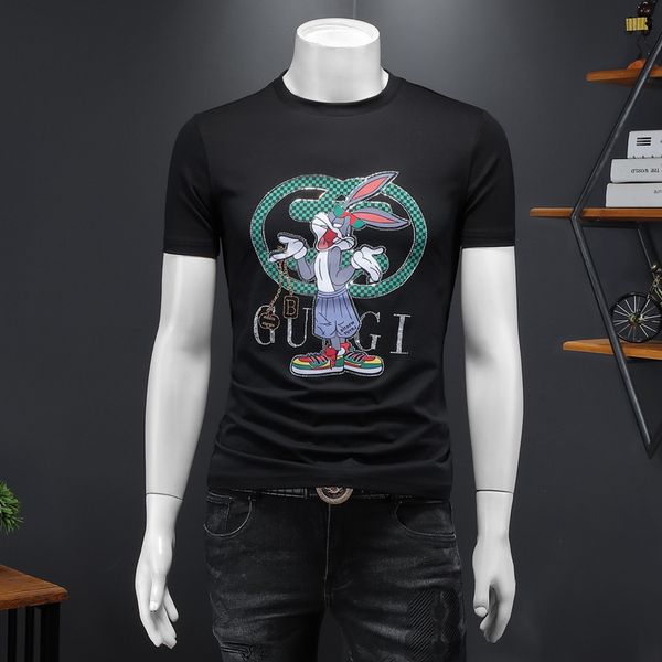 Moda para hombre serpiente blanca camiseta famosa diseñador camiseta grande v alta calidad hip hop hombres mujeres manga corta M-5XXXL 200 libras disponibles