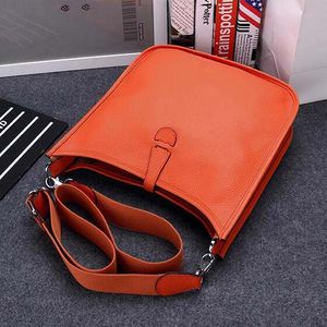 Fashion Messenger Bag Dames Top lederen graan handtassen Designer schoudertassen Bruine rode zwarte kwaliteit voor vrouw