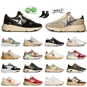 golden goose sneakers Designer Casual Shoes Running Sole Sneaker Ivory Gold Glitter Star Camouflage Vintage Italy Brand【code ：L】Trainers Sneakers
