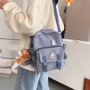 Mini mochila de moda para mujer, bolso de hombro Kawaii para chicas adolescentes, Mochila pequeña multifunción, mochilas escolares de viaje para mujer K726