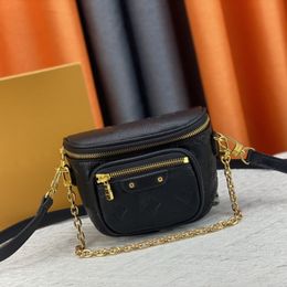 Moda Mini Bumbag Cinturón Bolsa de pecho Lujos para mujer Bolso de mano Embrague Bolsa de cintura para hombre Fanny Pack Diseñador Dos correas de hombro Cadena Ciudad Crossbody Bolsas