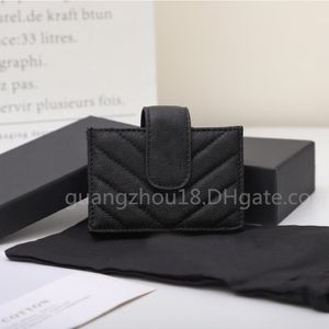 Mode Mini Card Bags Lichi Graan met gesp vijf roosterschermen voor vrouwen 11x7x2cm 06691 285m