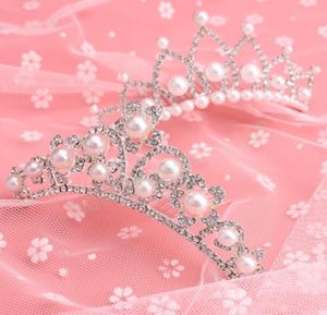 Mode Mini Kristal Strass Prinses Kroon Haar Kam Verjaardagsfeestje Cadeau Tiara's Voor Meisjes Kinderen Haar Sieraden Accessoires6942240