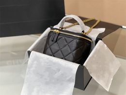 Mini bolsos de moda, bolsos de hombro para mujer, monedero pequeño de diseñador, tendencia de cuero acolchado, estuche de tocador con cadena, bolso cruzado, bolsos de mano para mujer, enrejado de diamantes