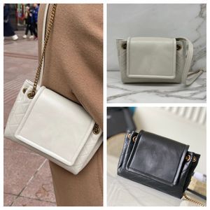 Fashion Mini Nolita Designer Sac Smooth Leather Luxurys Handbag pour femme Top Quality Golden Chain Suzanne Hobo Underar Sac Travail Travel Bag
