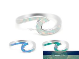 Mode minimaliste océan vague anneau or Rose argent vague anneaux pour femmes filles Simple métal Knuckle Surf Rings8247604
