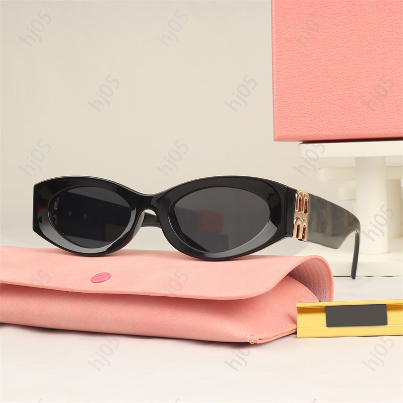 Mode Miu zonnebril voor dames designer zonnebrillen heren ovale frame tinten zonnebril cat eye bril luxe lunette dameszonnebril designer casual UV400 mz057
