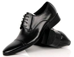 mode moderne conçu hommes formels chaussures habillées en cuir véritable noir appartements pour bureau d'affaires taille: 38-44