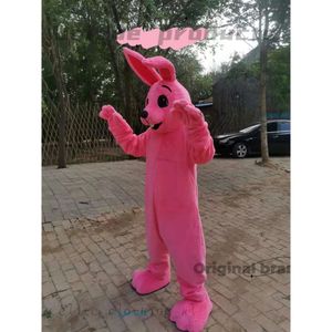 Fashion Mr Rabbit Real Picture Pink Bunny Mascot Costume Fancy Tentifit Designer Cartoon personnage de personnage Activité Robe Activité 293