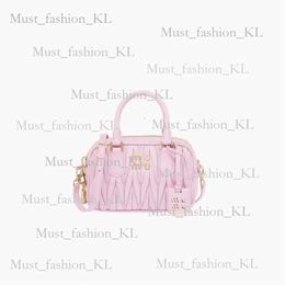 Mode mui mui zonnebrillen tas matelasse bowling vierkante schoudertas dames luxe mui mui handtassen crossbody ontwerper echte draagtas 498