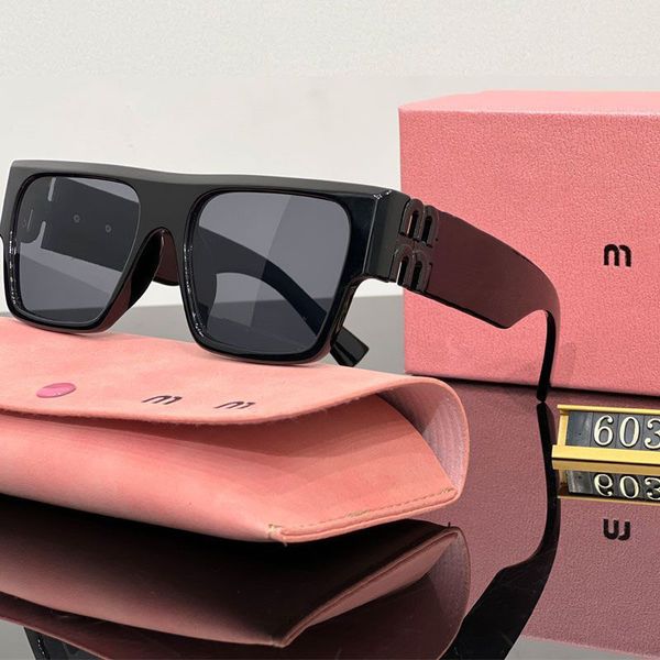 Fashion Mui Mui Gafas de sol diseñadora de marca para hombres Gafas de sol de verano Gafas de lujo Polarización Sonnenbrille Dhgate Hottest HOT MAN GRAZAS Run tono