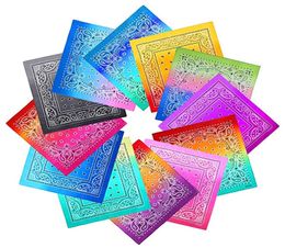 Fashion Multi Color 100 katoenen stoffen Bandana Materiaal Aangepaste Ski Head Paisley Bandanas in Stock Express levering voor WH4309264