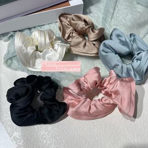 Fashion Multi-couleur Silk Hair Ring Head Rope Hair Tie Hair Hairpin For Ladies Favorite Headress Bijoux Accessoires