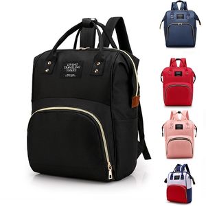 Moda momia maternidad bolsa de pañales marca de gran capacidad bolsa de bebé mochila de viaje diseñador bolsa de enfermería para el cuidado del bebé 220706