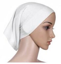Bufanda de algodón mercerizado hijab musulmán a la moda para debajo de la bufanda gorro de tubo Hijab/tapa/cubierta de cabeza de mujer islámica de hueso varios colores
