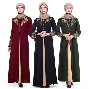 Mode Moslim Print Jurk Vrouwen MyBatua Abaya met Hijab Jilbab Islamitische Kleding Maxi Jurk Boerka Dropship338s