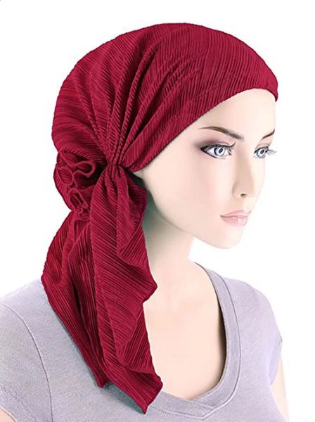 Fashion Musulmane femme intérieure hijabs chapeaux turban head cap chapeau bonnet dames accessoires accessoires écharpe musulmane coiffure perte 240403