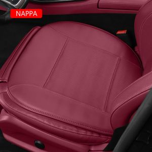 Fashion NAPPA autostoel kussen voor Cadillac XT4 XT5 XT6 XTS CT5 CT6 4 Seizoen Leather Breathable interieur Stoel Decoratie Badge Logo Auto -onderdelen