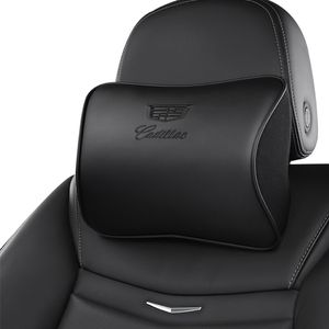 Mode NAPPA Luxe Lederen Auto Nekkussen Voor Cadillac Seat Hoofd Neksteun Kussen Taille Kussens beschermen cervicale wervelkolom Lumbale