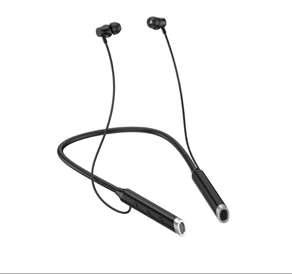 Auricular Bluetooth deportivo con banda para el cuello de moda con control de volumen Auriculares con banda para el cuello para teléfono inteligente