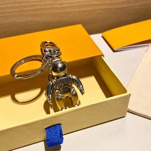 Mode kettingzakken Astronaut Keychain Astronauten Ring Silver Valentine's Day Gift Personaliseerde High End Holiday Gift Car Accessoires Paar Tas Paarhanger