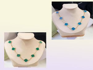 Collar de moda Elegante diez Collares clásicos Regalo para mujer Joyería Colgante Altamente calidad 7 Color5502750