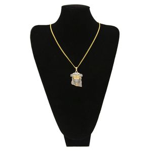 Mode-ketting goud Cubaanse ketting hiphop ketting sieraden 2018 nieuwe iced uit Jezus stuk hanger kettingen