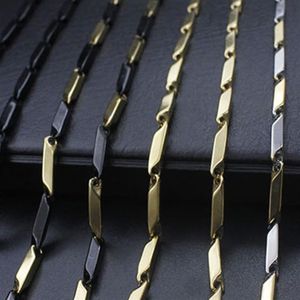 mode ketting heren roestvrij staal hip hop rock gouden ketting mode-sieraden voor hals lange zilveren hele300k
