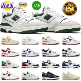 Mode Nieuwe 550 Hardloopschoenen Heren Sneakers Wit Groen Sier Berk Zwart Grijs Unc Panda Auralee Varsity Shadow Heren Dames Buitensporten 47