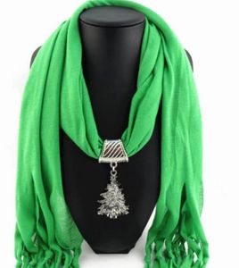 Mode-livraison gratuite nouveauté breloques écharpe bijoux pendentif écharpe bijoux foulards collier écharpe livraison gratuite