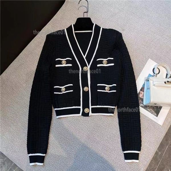 Mujer Prendas de abrigo Chaquetas Sudaderas delgadas Diseñadores de mujer Chaqueta Negro Blanco Abrigos de manga larga Chothing Tamaño S-L