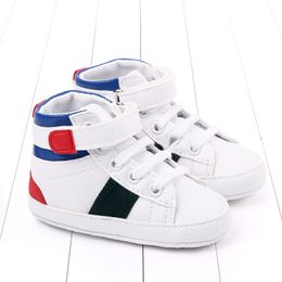 Fashion New Autumn Baby Shoes Boy Boy First Walkers Shoes reci￩n nacidos 0-18M Botones de zapatos anti-Slip