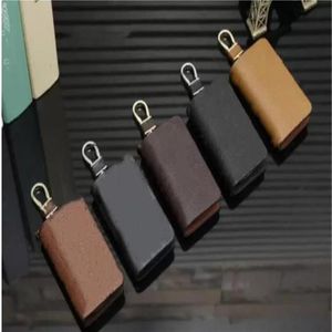 Mode Nouveau Cas De Clé De Voiture Mâle PU Clés En Cuir Titulaire Femmes Femme De Ménage Intelligente Zipper Porte-clés Cas Clé De Voiture Pochette Sac Portefeuille withbox263w