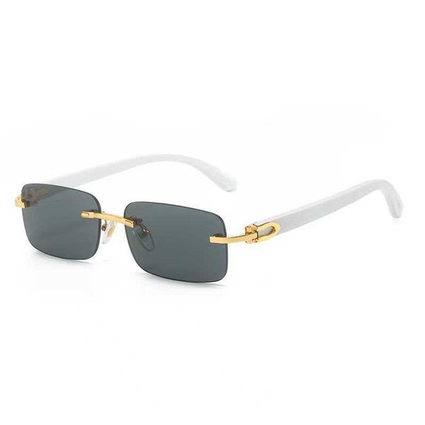 Fashion New Carter Box Wood Jam Le lunettes de soleil pour hommes Spring sans cadre Cadre des accessoires de coeur en cuivre sans cadre
