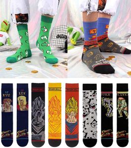 Mode Nieuwe Katoenen Unisex Crew Sokken Grappig Harajuku Leuke Nieuwigheid Cartoon Luiaard Anime Game Sokken Kerst Skateboard Socks2053118