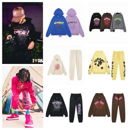 Moda Nuevo diseñador Spider Sudaderas con capucha Sp5der Young Thug Star del mismo estilo 555555 The Beauty Tide Sudadera con capucha de gran tamaño 688ss