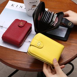 Fashion New Driver Proced Liced Holster Carte Multi-carte grande capacit￩ pour hommes et femmes Licence deux sacs ￠ main multifonctionnels int￩gr￩s