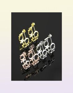 Fashion New Hollow ch Letter Boucles d'oreilles Symbole Amitié Love Love Lady Boucles d'oreilles 18K Gold CH Boucles d'oreilles bijoux 4961280