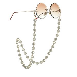 Bijoux de mode Simple et grand Imitation perle lunettes chaîne lunettes de soleil corde 70CM lunettes accessoires en gros