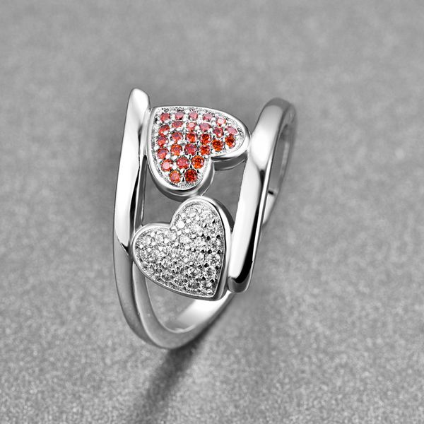 Mode-Nouvelle annonce Bague de mode Femme Bijoux 925 Sterling Silver Fiançailles de mariage pour les femmes Cadeaux de Noël Bijoux en gros