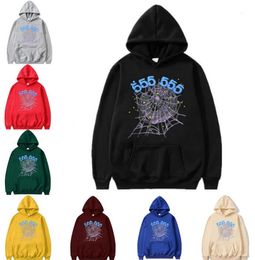 Mode Nouveaux Hommes Designer Pull Sp Der Femmes Angel Sweat À Capuche Hommes Tissu Lourd Spider Web Sweatshirts Lady Extérieur Rue Hip Hop