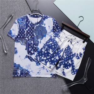 Fashion New Mens Trackssits Designer T-shirt Setwear Streetwear Casual Breathable Summer Costumes Tops Shorts Tees Outdoor Sports Sportswear Quality Set