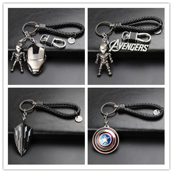 Mode nouveau produit de luxe Designer film Avengers Batman vs Superman alliage porte-clés sac pendentif pendentif