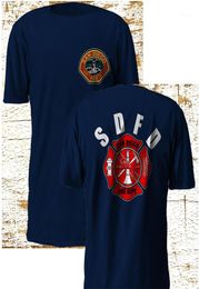 Mode Nieuwe San Diego Californië Brandweerman Brandweer Marine T-shirt M3XL Tee shirt18310204