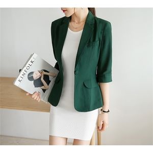 Mode nouveau petit costume Blazer décontracté grande taille femmes Blazers et vestes LJ200911