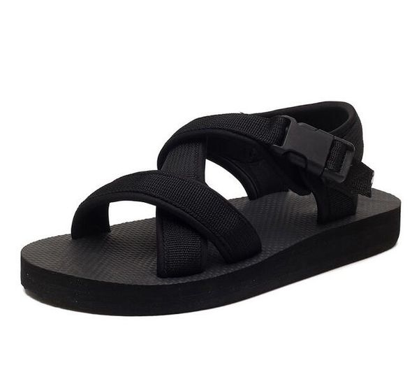 Moda nuevo Unisex Casual talón plano estudiantes respirar al aire libre Vietnam playa zapatos tobillo correa sandalias Sliper tamaño 35-44