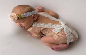 Mode nouveau-né bébé dentelle barboteuse filles enfants mignon été petti barboteuses combinaisons infantile enfant en bas âge Po vêtements doux body 03 M 4778148